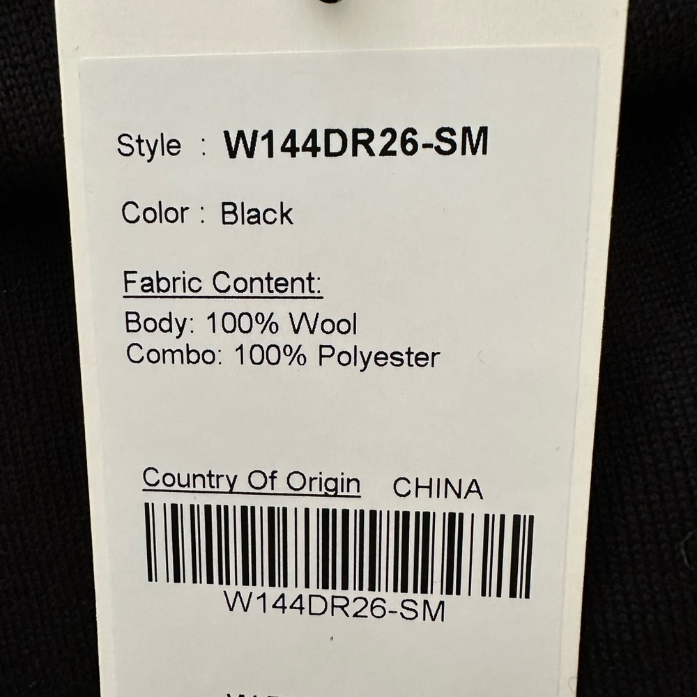 W by Worth modern wool sleeveless turtleneck dress size Small new with tags NWT - Picture 6 of 7